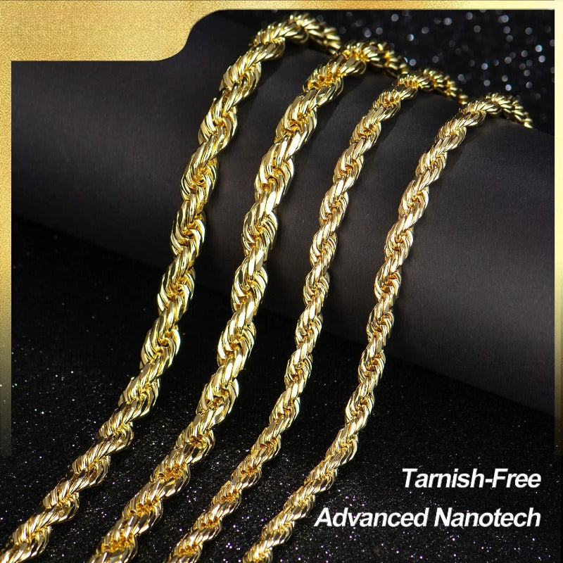 Brilliant Twisted Rope Necklace