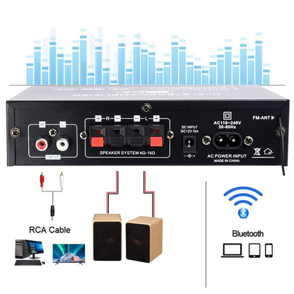 AK35 Stereo Amplifier Home Audio Bluetooth 5.0 Max
