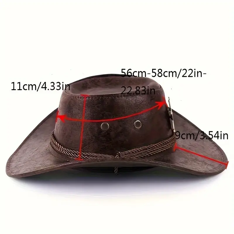 🤠 ☀️Breathable Sunshade Cowboy Hat – Wide Brim, Rivet Details, Lightweight 🌵