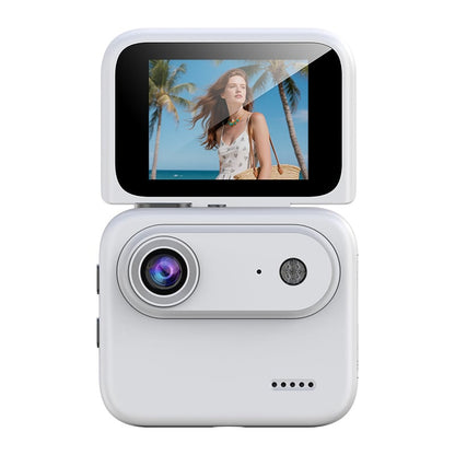 Mini Sports Camera 4K Ultra Clear Recording  VLOG Recorder Flip Screen Anti Shake 143 ° Wide-angle Student Travel Camera Portable