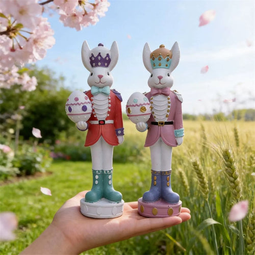 🐰 Easter Bunny Nutcracker – A Charming Touch of Spring