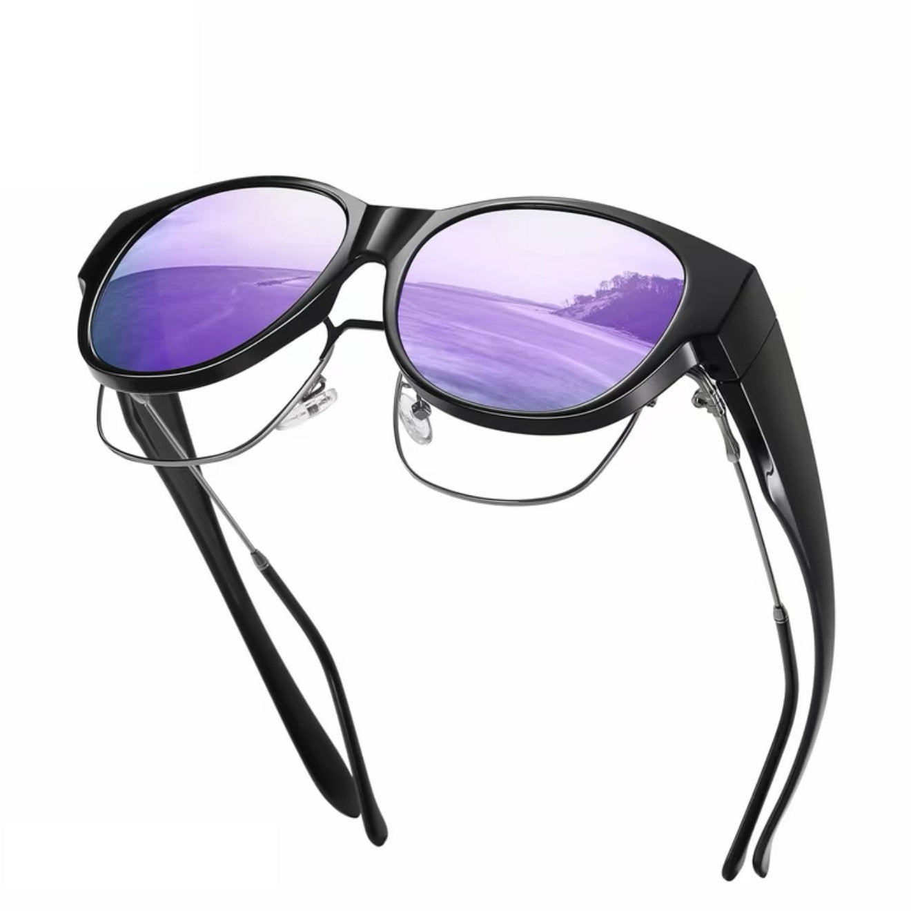 📢😎2026 New Polarized UV400 Protection Trendy Round Cat-eye Sunglasses 😺🕶️