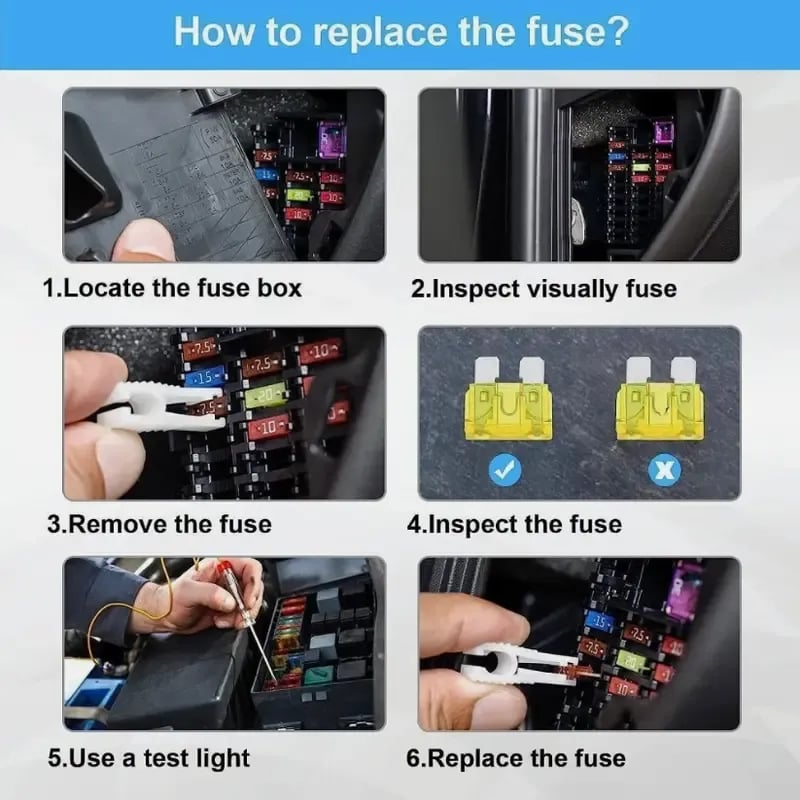 306 PCS Car Blade Fuse Assortment Set