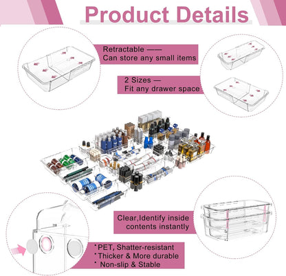 🧩 Expandable Drawer Organizer