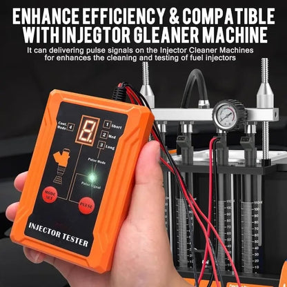 🔧 Universal Fuel Injector Tester 12V/5V 8 Modes 8 Adapters