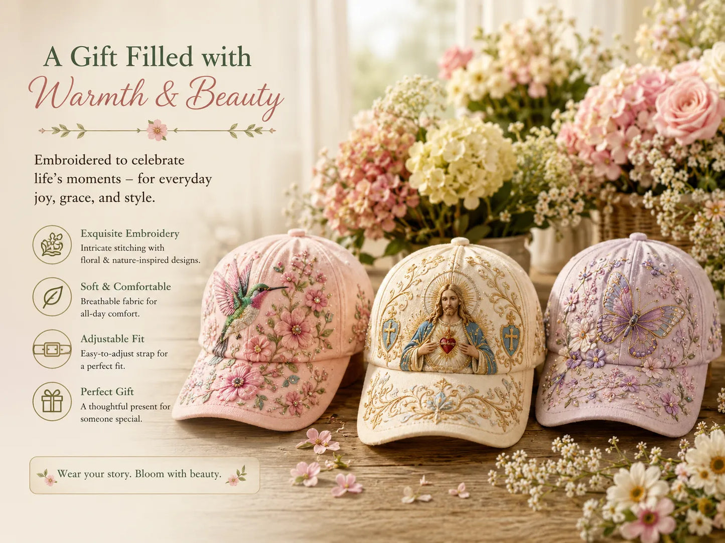 🌸🌿Garden Morning Cap  (✨2026 Limited Edition)