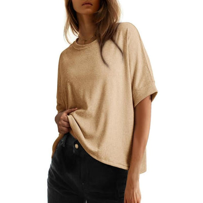 Women's Tops for Women 2026 Loose Oversized Basic Tee Comfortable Soft Fabric Flattering Fit