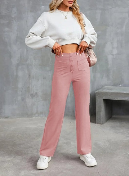 🔥Last Day 49% Off🔥-Women's Casual High Waist Stretch Pants
