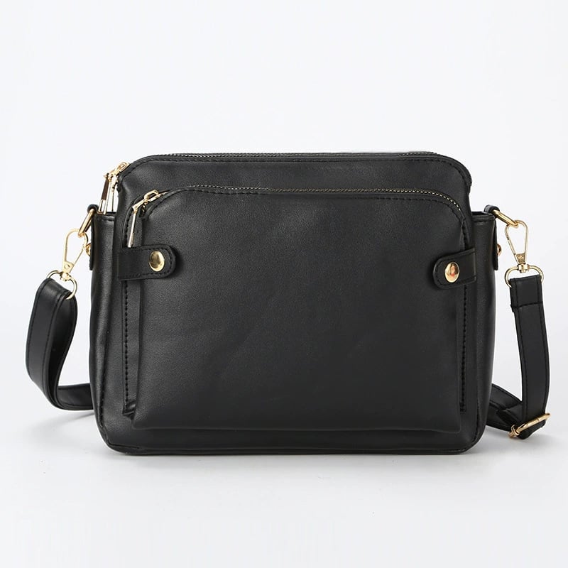 🔥Limited Time 49% Off✨Multifunctional Three-Layer Clutch Vegan Leather Crossbody Bag