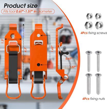 ⚡🛠️ Heavy Duty Metal Rubber Shovel Mount Kit