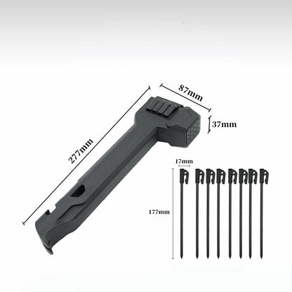 🔨Multifunctional Camping Hammer & Tent Stake Puller