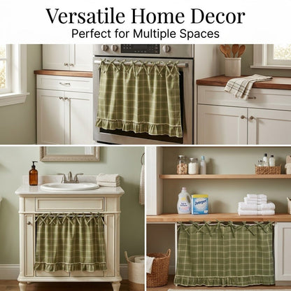 🔥Last Day 49% OFF - 👗🔥 Handmade Farmhouse Oven Skirt - Artisan Kitchen Collection