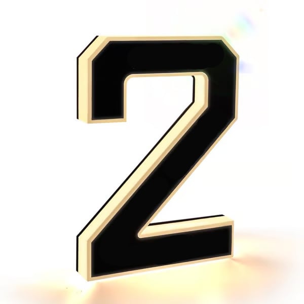✨ 9-inch Lighted House Numbers for Outside