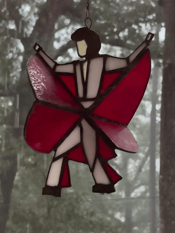The Memphis Melody💃🤘 Handmade Stained Glass Spinner