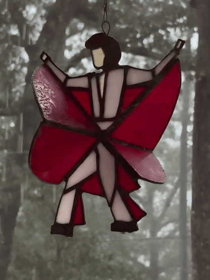 The Memphis Melody💃🤘 Handmade Stained Glass Spinner