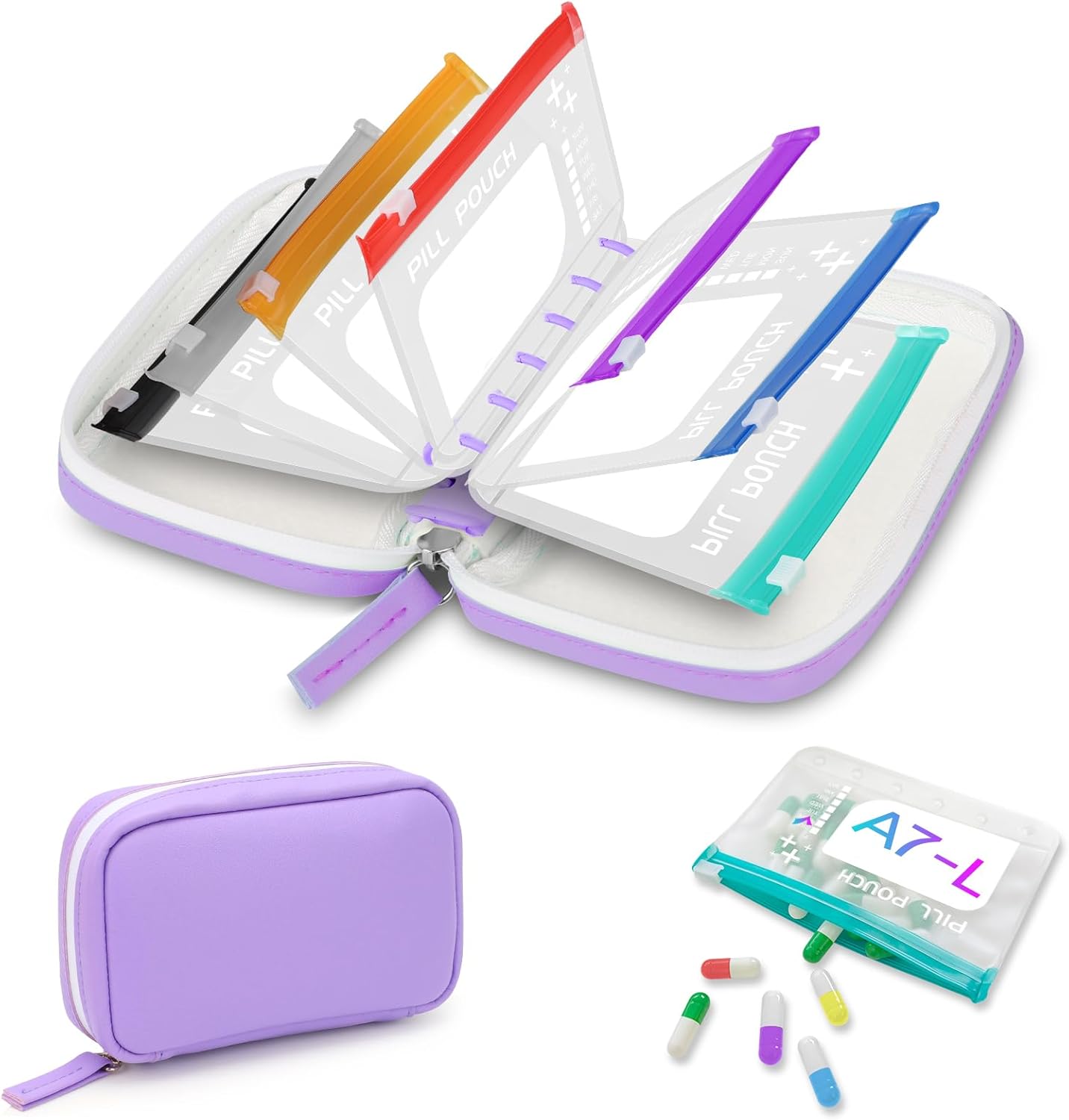 🏆Flash Sale⚡Waterproof Pill Pouch Set-14Pcs Bags Inside