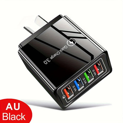 VIP ⚡️Secret to Faster Phone Performance⚡️Four-Port Travel Charger for Extended Phone Battery Life