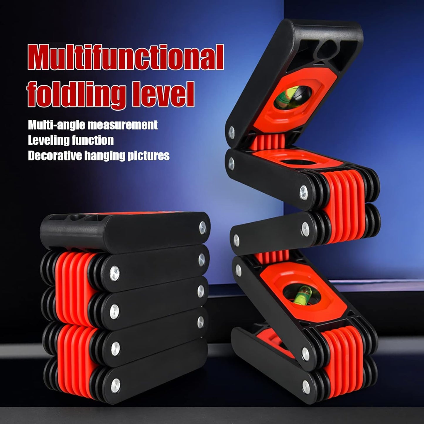 Folding Level Ruler Accurate Level Angle Finder Gauge Folding Extend