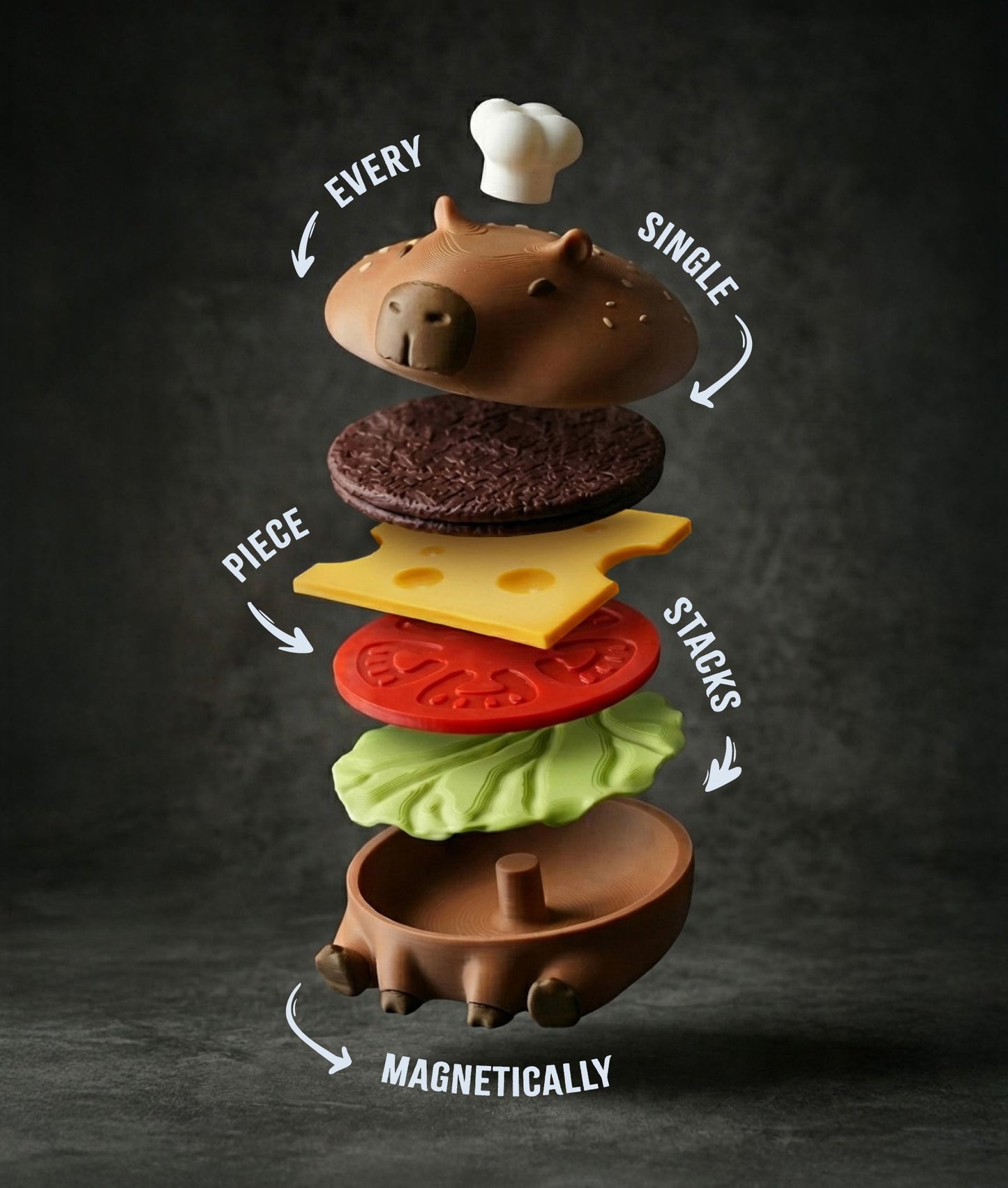 🦫Capy-Burger Coaster Set🍔