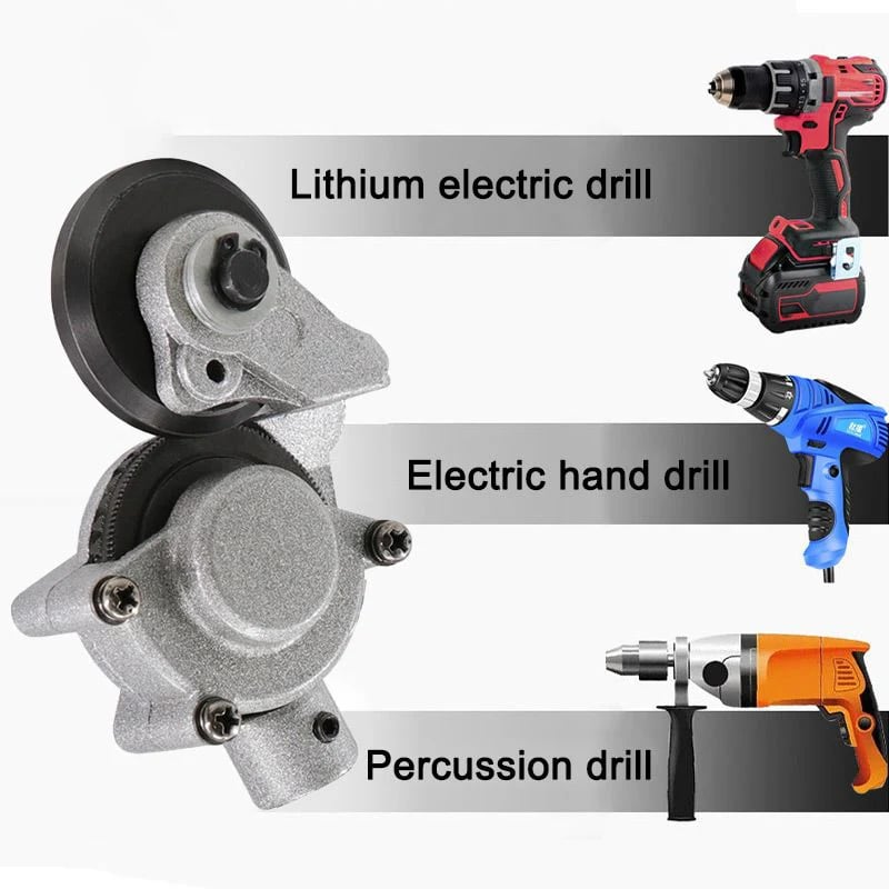 ⚡  NOW! ✨ Electric Drill Sheet Metal Cutter - 3-in-1 Tool for Steel, Aluminum & Copper with Laser-Guided Precision 🔧💥