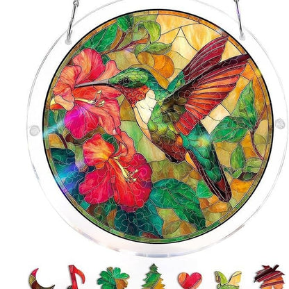 🔥LAST DAY 45% OFF ☀️🛍️Acrylic Jigsaw Puzzle Suncatcher 80 Pieces
