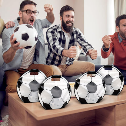 🎒⚽ Soccer Party Favor Bags with Handles – Football Treat Bags for Birthdays, Team Parties & World Cup Celebrations 🎉