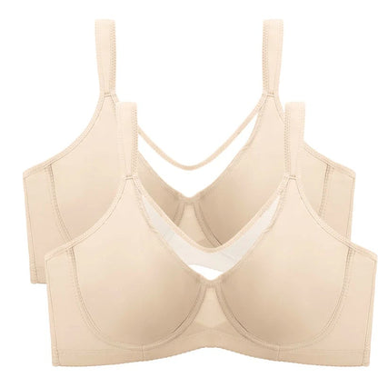 💐Women's Elegant Sheer Full Coverage Plus Size Bra
