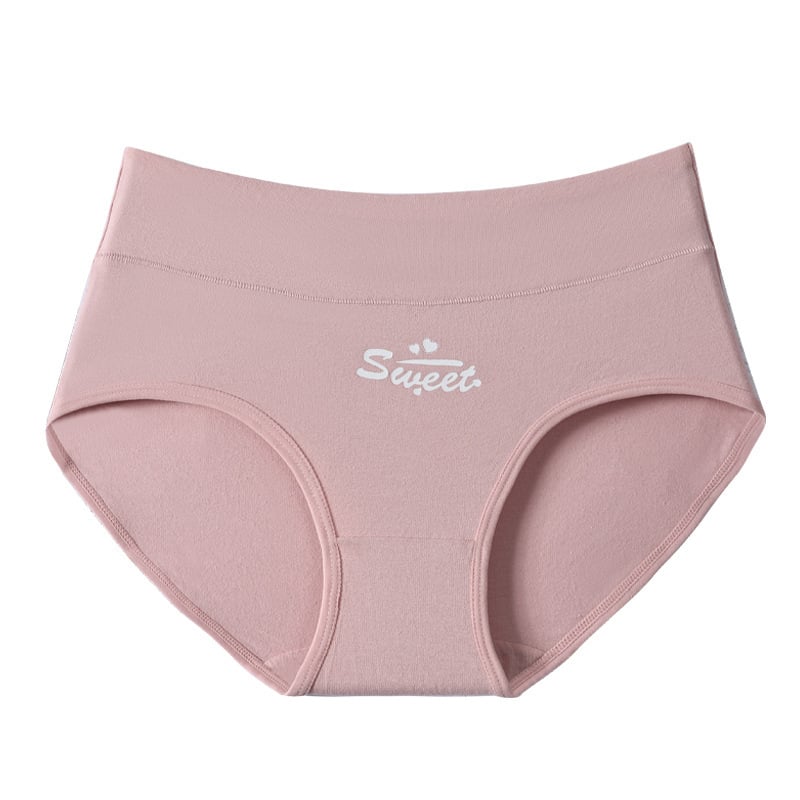 🔥❤️Women's Cotton Panties - 6 Pack Cute Love Print Briefs with Stretchy Waistband & Double Layer Crotch Soft Breathable Underwear for Everyday Wear🩲