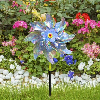 Reflective Bird-Repellent Windmill