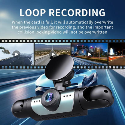 Night Vision 4-Channel Dash Cams for Car