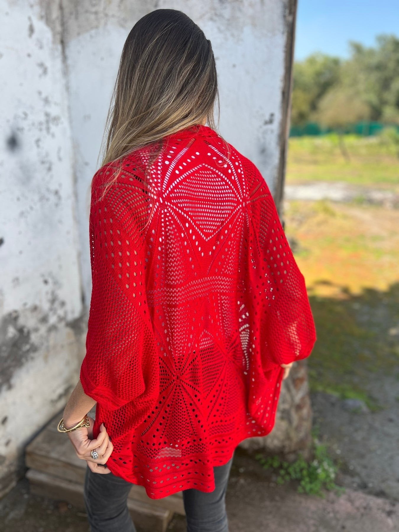 ❤️Hollow Half Sleeve Cardigan