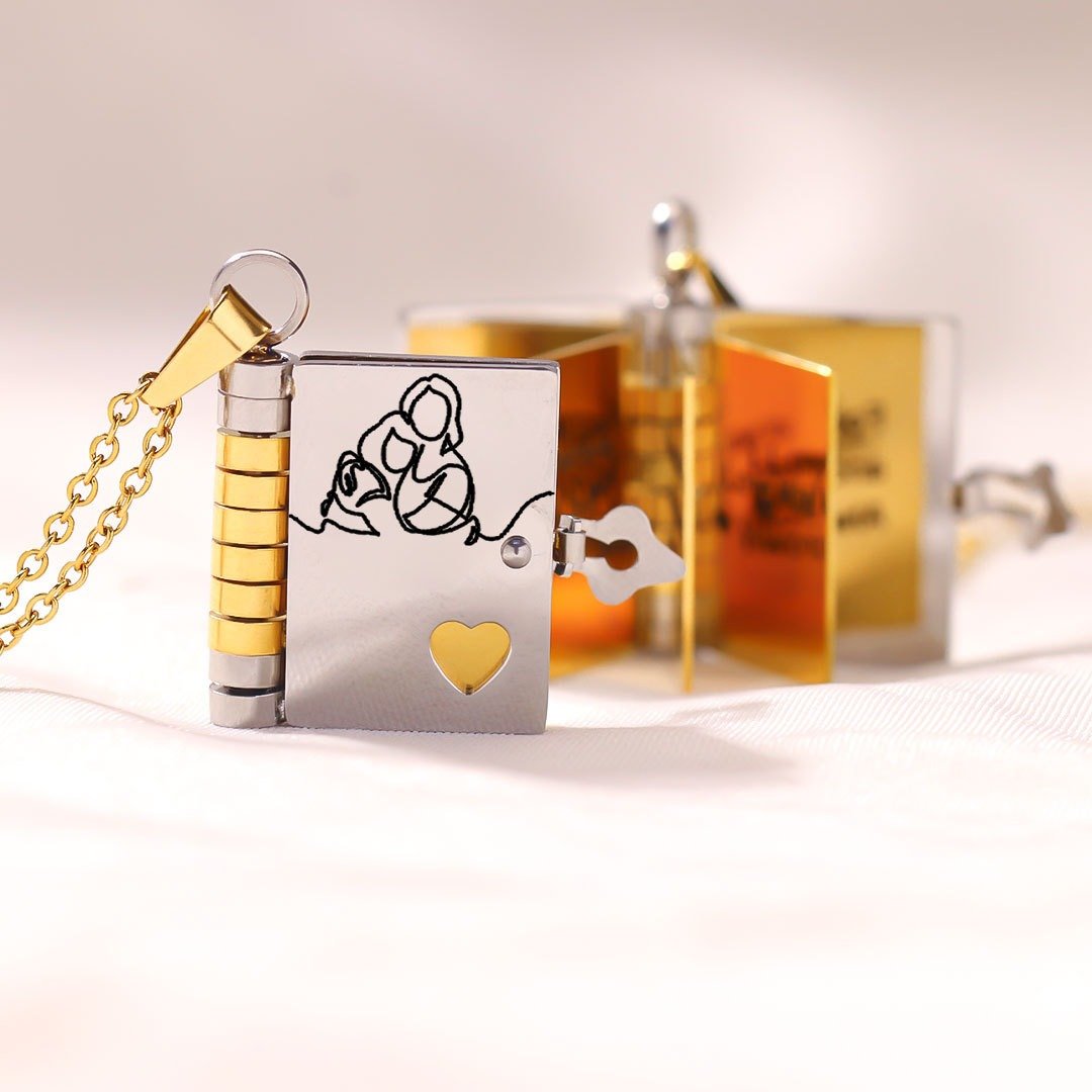 ❤️For Granddaughter - The Most Beautiful Chapter Book Necklace