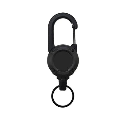 ⚡ Heavy‐Duty Retractable Keychain – Strong Retractable Key Holder with Steel Cable, Belt Clip, and 360° Swivel