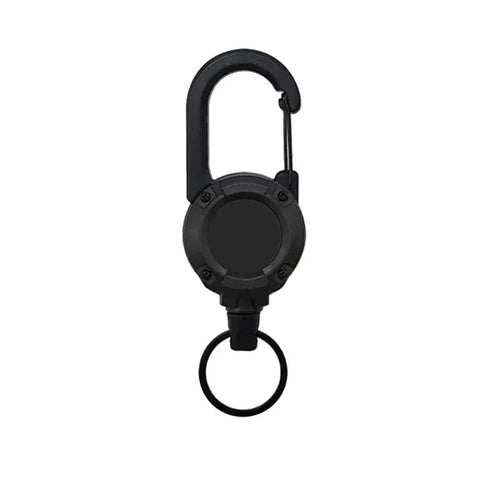 ⚡ Heavy‐Duty Retractable Keychain – Strong Retractable Key Holder with Steel Cable, Belt Clip, and 360° Swivel