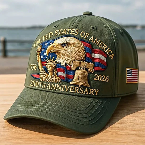 🔥Eagle & Liberty – United States 250th Anniversary Hat