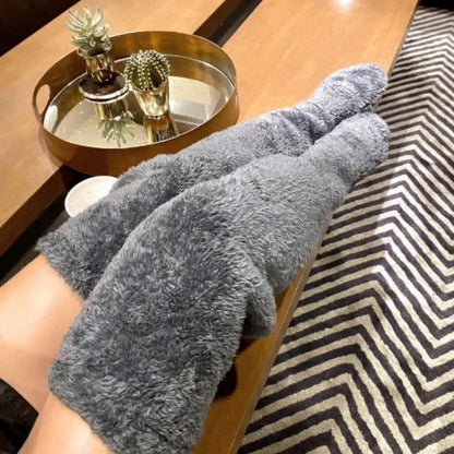 💕Velvety Fleece Knee Socks For Christmas❄️