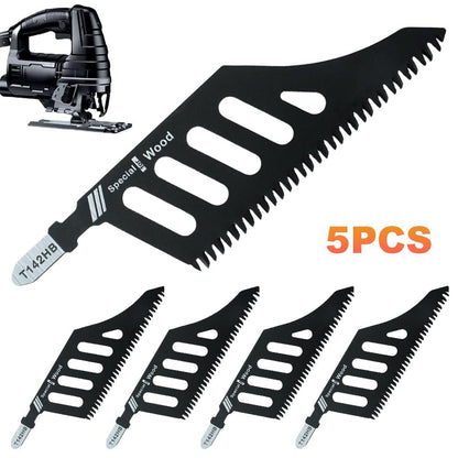 5pcs Flush Cutting Jigsaw Blade for Wood Plastic Metal