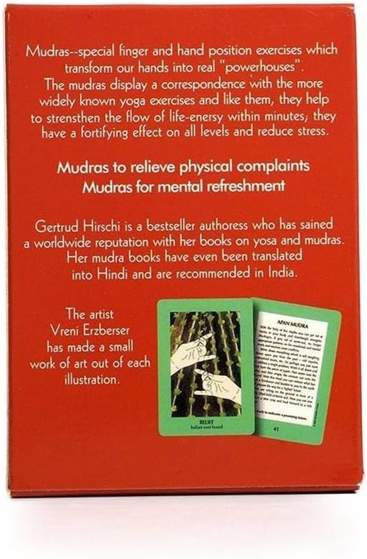 🙌MUDRA Cards for Body, Mind ad Spirit: The Handy Course in Yoga Spiritual Meditation Accessories