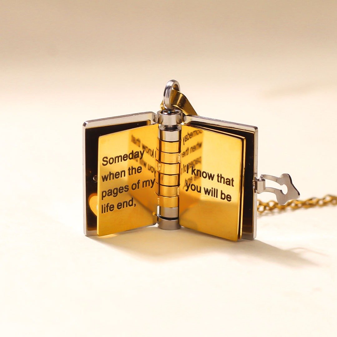 ❤️For Granddaughter - The Most Beautiful Chapter Book Necklace