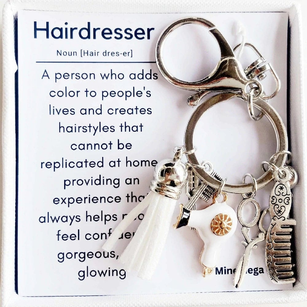 🎁💕Hairstylist Gift Keychain(without gift box)