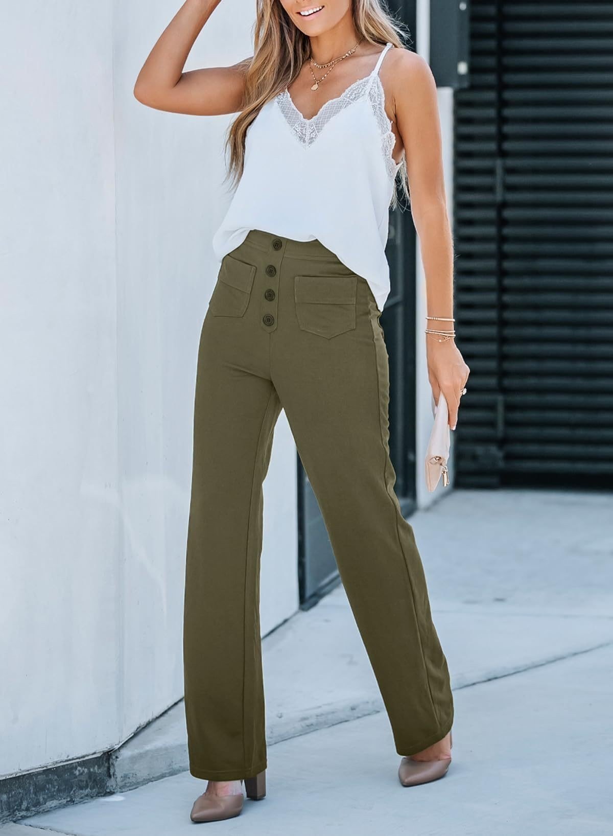 🔥Last Day 49% Off🔥-Women's Casual High Waist Stretch Pants