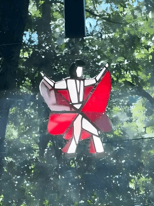 The Memphis Melody💃🤘 Handmade Stained Glass Spinner