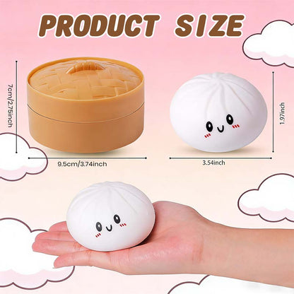 Ultra-rare Rainbow Smile Bun Squishy