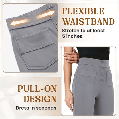 🔥Last Day 49% Off🔥-Women's Casual High Waist Stretch Pants