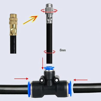 🚿360° Curved Garden Automatic Irrigation System
