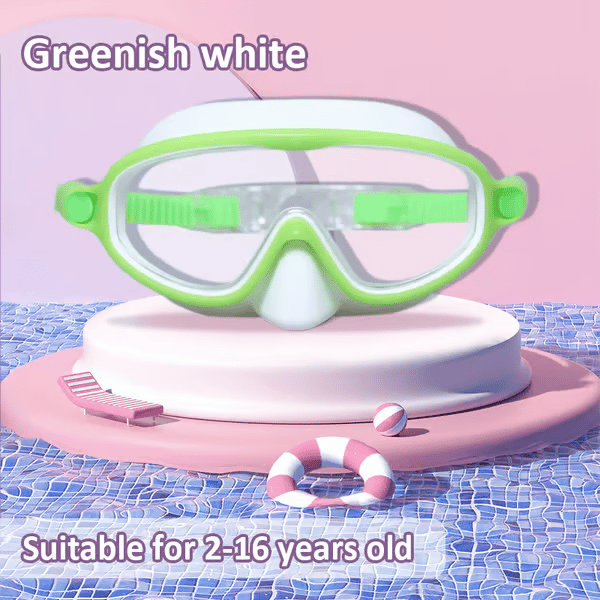 🏊‍♀️-HD children's large frame waterproof and anti-fog swimming goggles