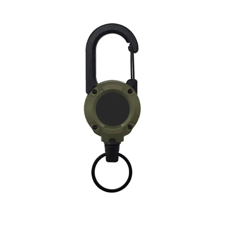 ⚡ Heavy‐Duty Retractable Keychain – Strong Retractable Key Holder with Steel Cable, Belt Clip, and 360° Swivel