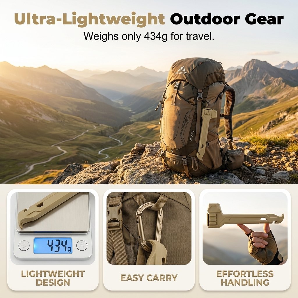 🔨Multifunctional Camping Hammer & Tent Stake Puller