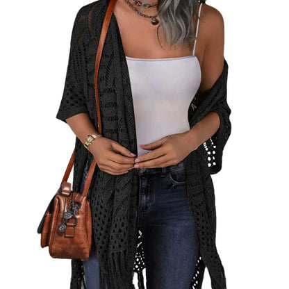 👗Womens Knit Cardigan Oversized Open Front Outwear New Spring  & Summer