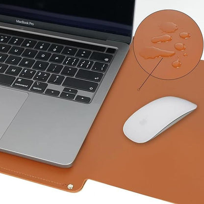 The 2-Piece Set:  Sophisticated Business Waterproof Leather Laptop & Tote Set